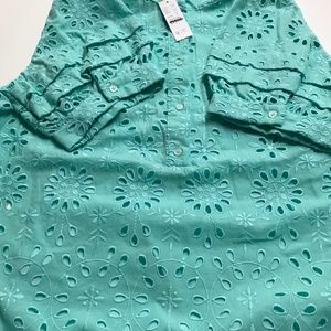 J Crew Puff-sleeve Popover Top